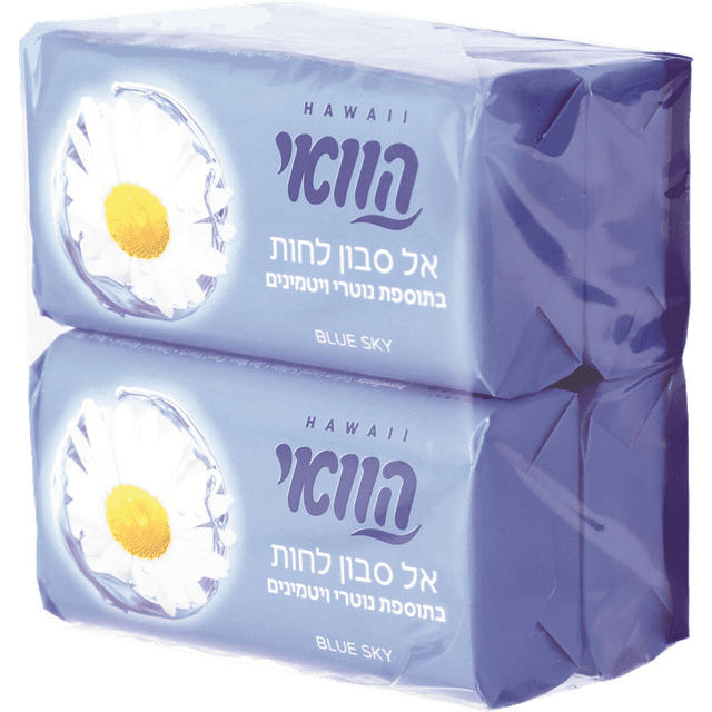 רביעיית סבון מוצק שמיים כחולים* 100ג' הוואי
