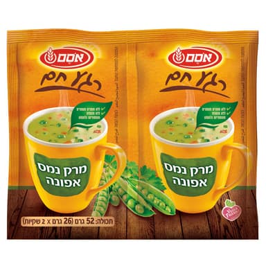 אוסם - מרק נמס אפונה זוג 26 גרם * 2