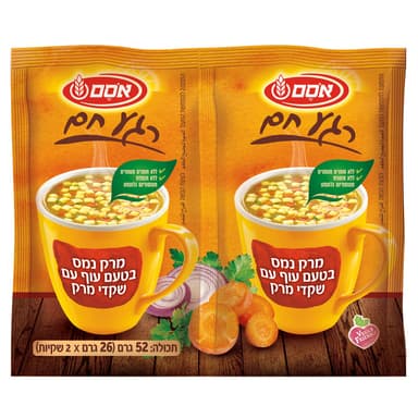 אוסם - מרק נמס טעם עוף זוג 26 גרם * 2
