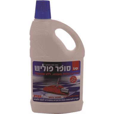 נוזל רצפות סנו סופר פוליש 1 ל