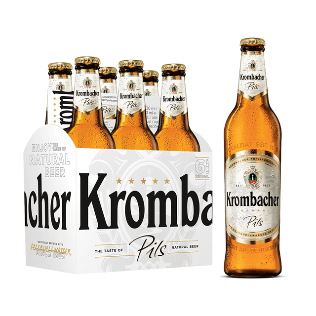 שישיית בירה בהירה קראובחר 330 מ"ל