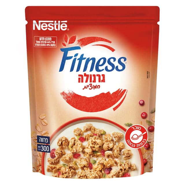 פיטנס גרנולה חמוציות 300 גרם