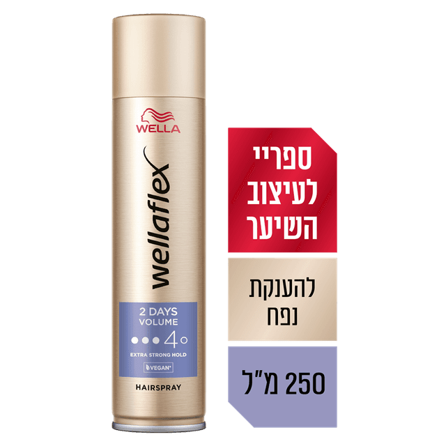 וולה - פלקס ספריי לנפח ליומיים 250 מ"ל