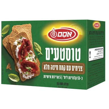 אוסם - טוסטעים חיטה מלאה 100 גרם