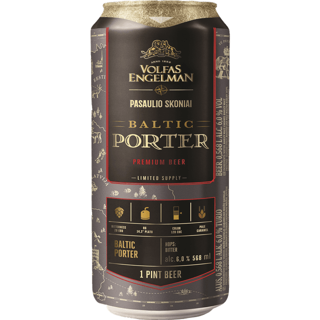 בירה באלטיק פורטר וולפאס אנגלמן 568 מ"ל
