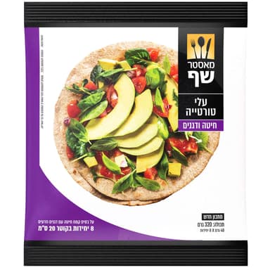 עלי טורטיה 5 דגנים