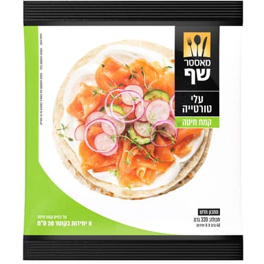 עלי טורטיה קמח לבן