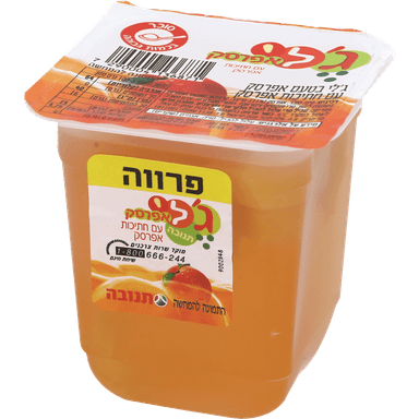 ג'לי תנובה אפרסק עם חתיכות אפרסק 125 ג'