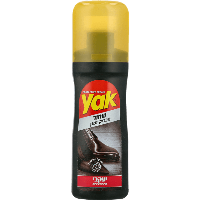 יעקבי - משחה נוזלית לנעליים ציפוי מבריק שחור 50 מ"ל