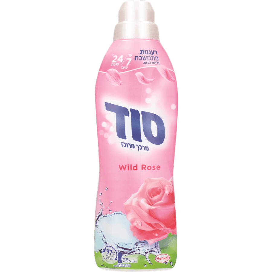 סוד - מרכך כביסה מרוכז ווילד רוז 900 מ"ל