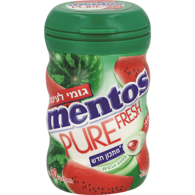 מנטוס ביג בקבוק עגול בטעם אבטיח