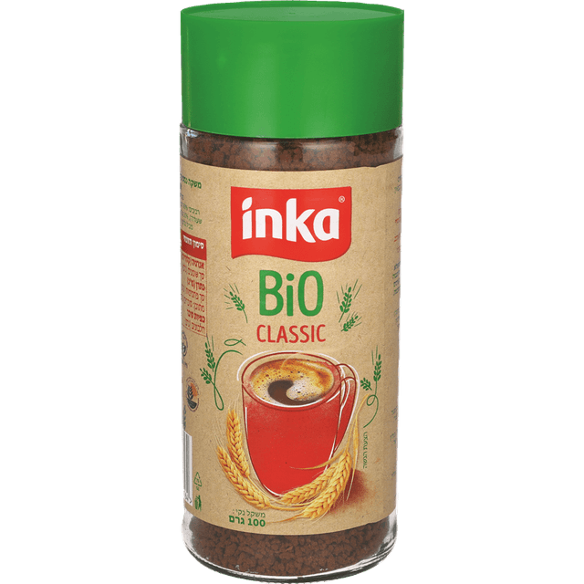 משקה דגנים אורגני ללא קפאין 100 גר INKA