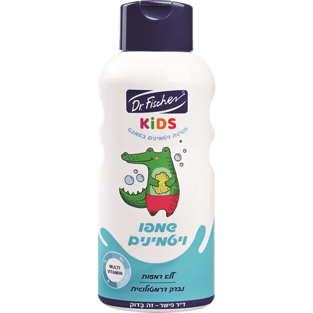 ד"ר פישר - קידס שמפו ויטמינים 750 מ"ל