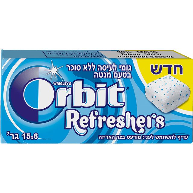 מסטיק אורביט רפרשרס ספירמינט HP ללא סוכר