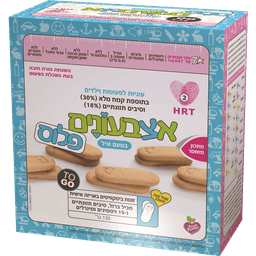 אצבעונים - פלוס בטעם וניל 130 גרם