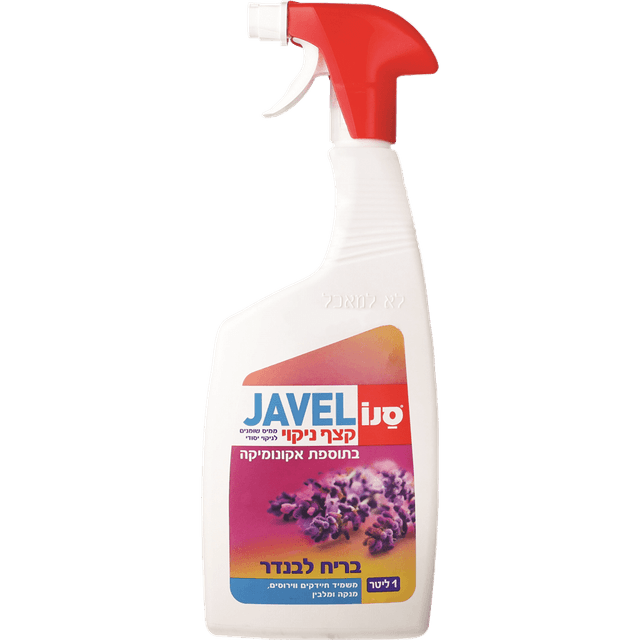 סנו ז'אוול - קצף ניקוי בתוספת אקונומיקה לבנדר 1 ליטר