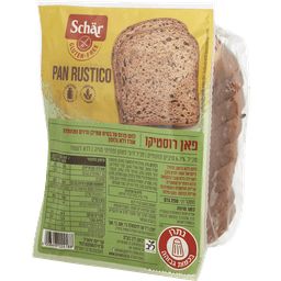 לחם ללא גלוטן פאן רוסטיקו 250 גר
