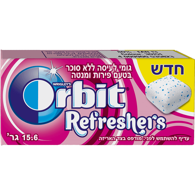 מסטיק אורביט רפרשרס בבלמינט HP ללא סוכר