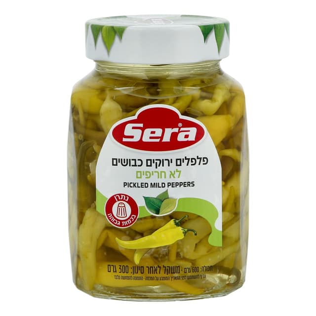 פלפלים ירוקים כבושים
