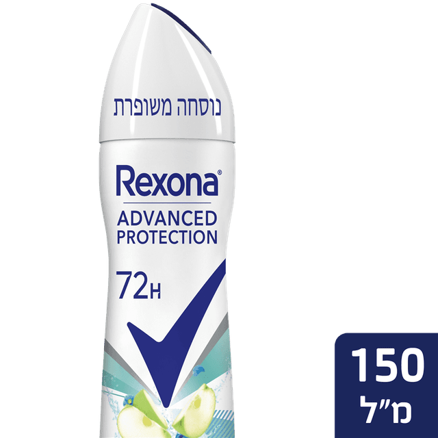 רקסונה - דאודורנט ספריי לאישה תפוח 150 מ"ל