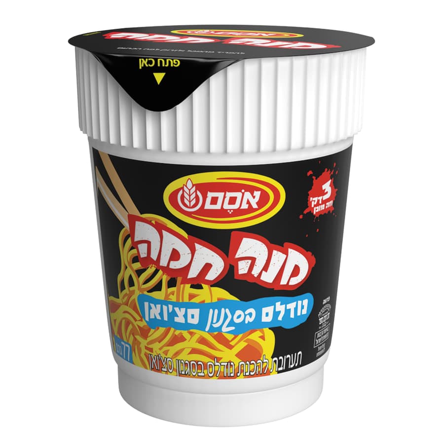 אוסם - מנה חמה נודלס בטעם סצ'ואן 76 גרם