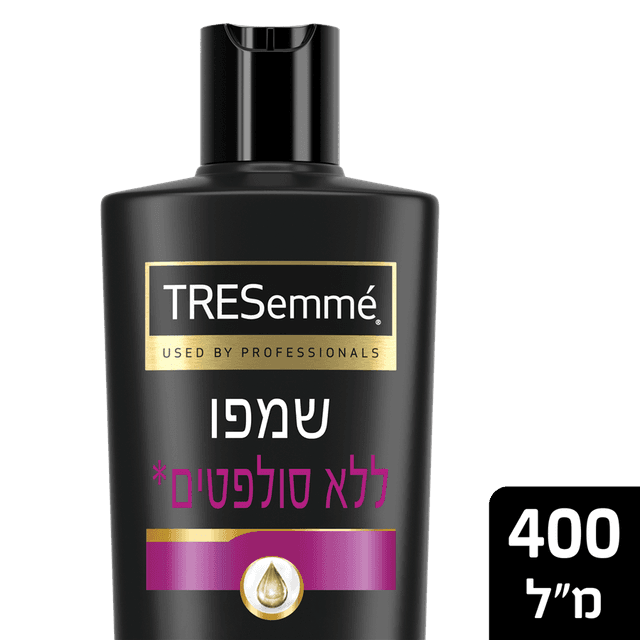 טרזמה - שמפו ללא סולפטים מתאים לשיער שעבר החלקה וצביעה 400 מ"ל