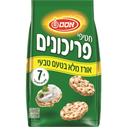 אוסם - חטיפי פריכונים מאורז מלא קלוי 80 גרם