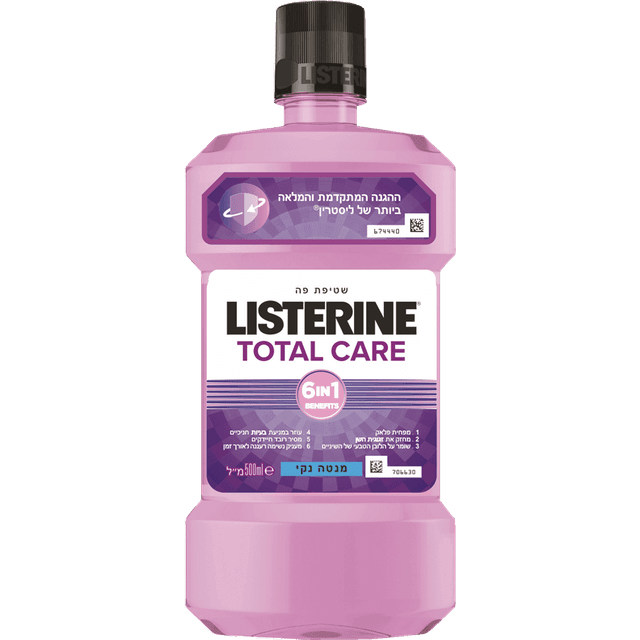 מי פה ליסטרין טוטל קר 500 מ"ל