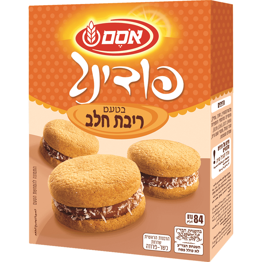 פודינג אינסטנט ריבת חלב 84 ג' אסם