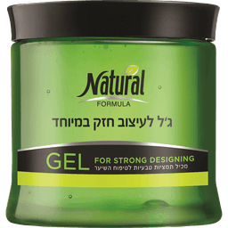 נטורל פורמולה - ג'ל שיער לעיצוב חזק 500 מ"ל