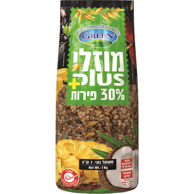 מוזלי פלוס 30% פירות