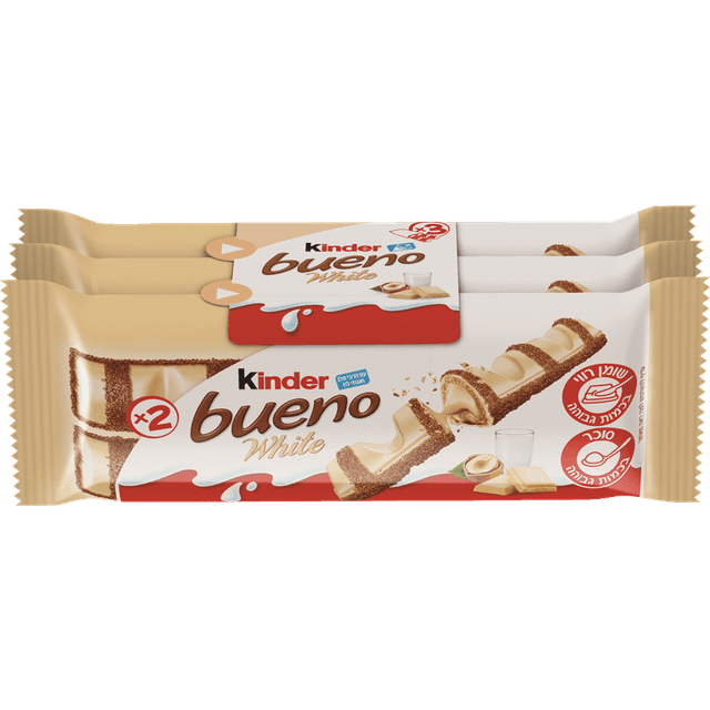 קינדר - בואנו לבן שלישייה * 39 גרם