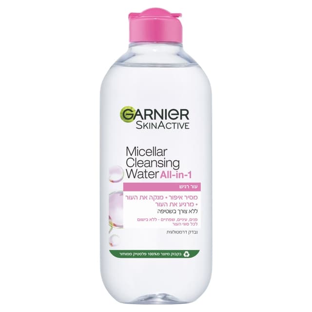 גרנייה - מים מיסלרים לכל סוגי העור 400 מ"ל