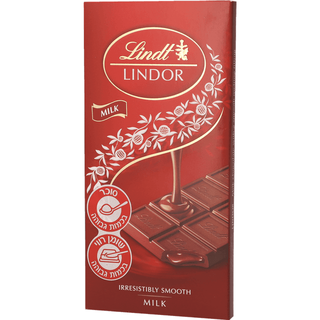 שוקולד לינדור מילק טבלה 100 גר