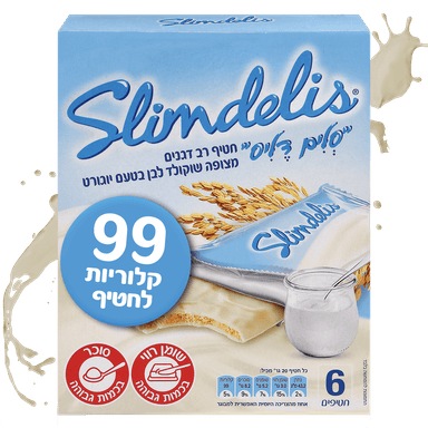 סלים דליס שוקולד לבן בטעם יוגורט 120 גר