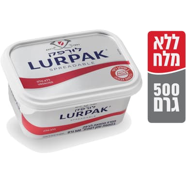 ממרח לורפק ללא מלח 500ג'