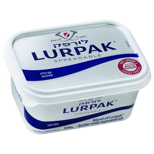 ממרח לורפק עם מלח 500ג'