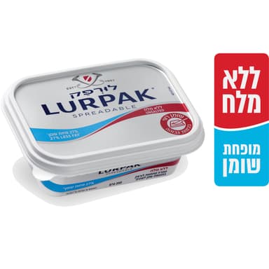 ממרח לורפק ללא מלח מופחת שומן 250ג'