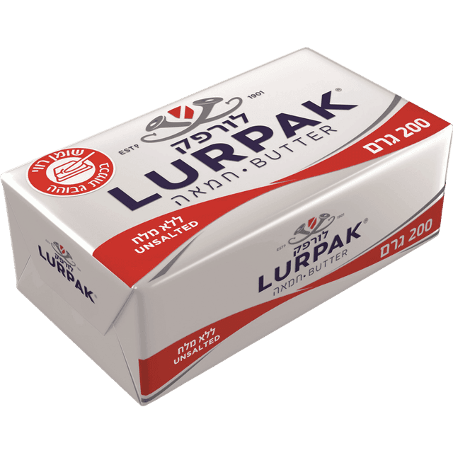 לורפק חמאה ללא מלח