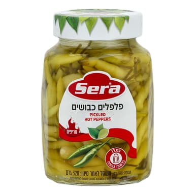 פלפלים כבושים חריפים