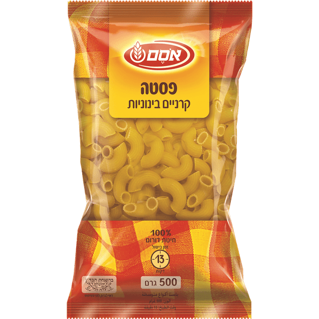 פסטה קרניים בינוני