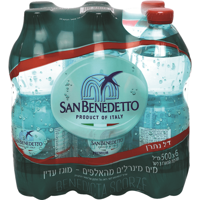 שישיית סאן בנדטו מוגז עדין 500 מ"ל