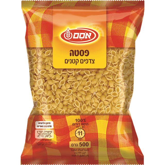 פסטה צדפים קטנים (24) 500 גרם