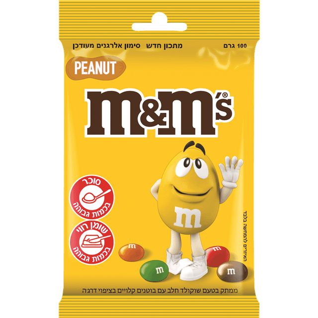 M&M's - בוטנים 100 גרם