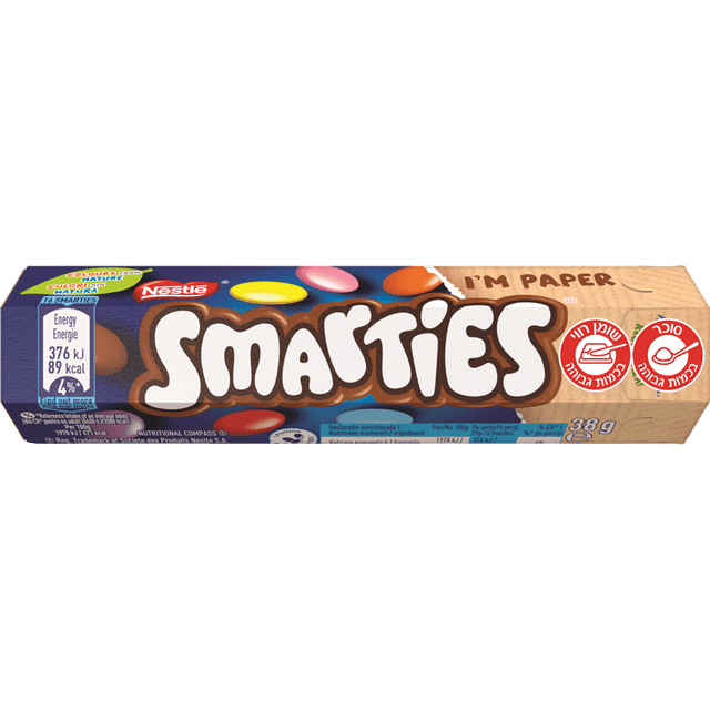 סוכריות סמרטיס גליל 38 גרם