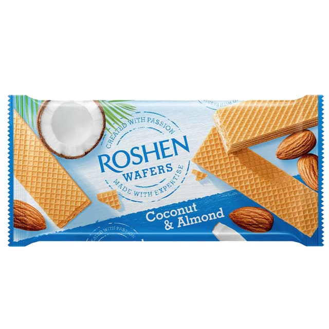 וופל בטעם קוקוס ושקדים רושן 216 גר