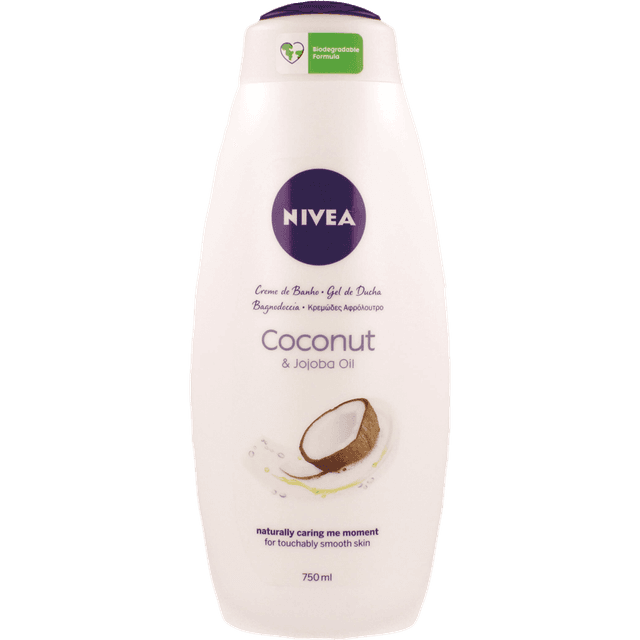 ניוואה - תחליב רחצה קוקוס וחוחובה 750 מ"ל