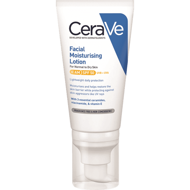 סרווה - תחליב לחות לפנים יום 52 מ"ל SPF50