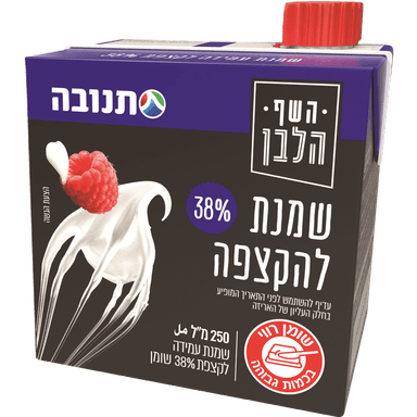 השף הלבן שמנת 38%