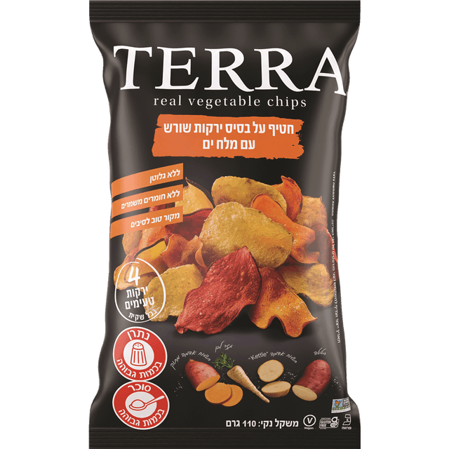 חטיף ציפס מירקות אקזוטיים